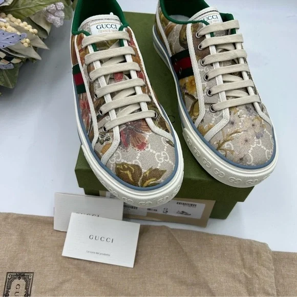 Women’s Gucci tennis 1977 low top sneakers size 42 made in Italy. - Picture 3 of 8